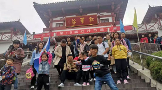 漫山紅遍，賞秋正當時 || 德瑞克儀器組織開展了浪漫的秋日之旅！